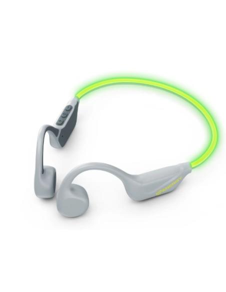 AURICULAR CONDUCCION OSEA + MIC ENERGY VIBEWAVE IPX5 BLUETOOTH LED MISTY GREY