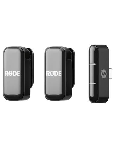 MICROFONO RODE WIRELESS MICRO USB-C SOLAPA BLACK