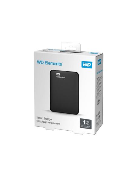DISCO DURO USB 1TB WESTERN ELEMENTS PORTABLE 2.5 BLACK