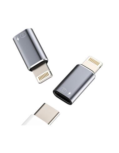 ADAPTADOR KABLEX LIGHTNING MACHO / USB-C HEMBRA...