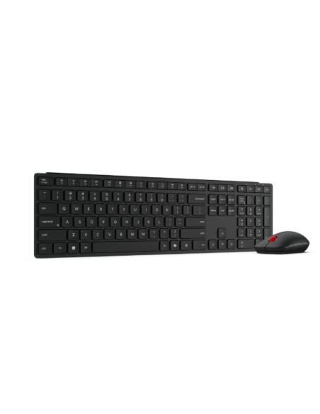 TECLADO + MOUSE LENOVO WIRELESS BLUETOOTH PRO COMBO MULTIMODO BLACK