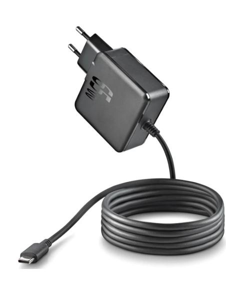 CARGADOR USB-C NGS BUD 65W GAN 1.5M BLACK