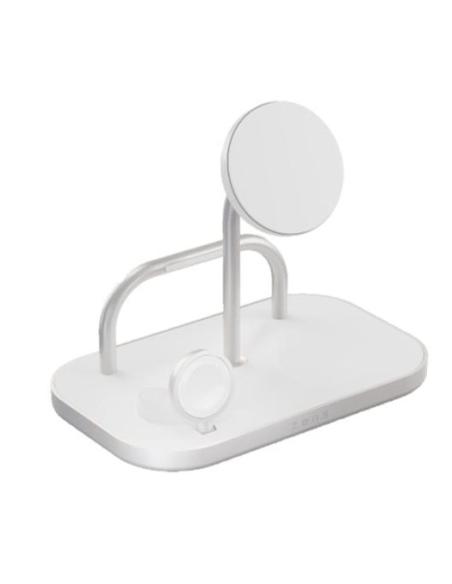 BASE DE CARGA OTTERBOX 4 EN 1 ZENS WIRELESS + USB-C WHITE