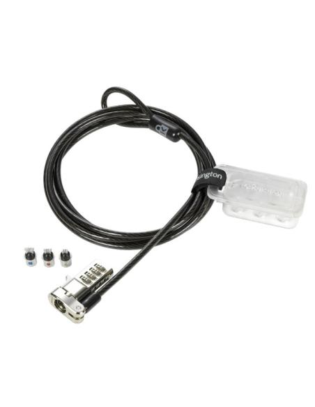 CABLE KENSINGTON BLOQUEO DE SEGURIDAD 3 EN 1 CON COMBINACION 1.8M