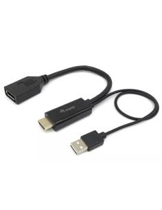 ADAPTADOR EQUIP HDMI MACHO / DISPLAYPORT HEMBRA +...