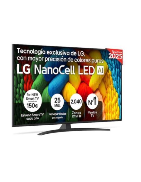 TELEVISION LG 55 LED 55NANO81A6A 4K UHD NANOCELL AI SMART TV