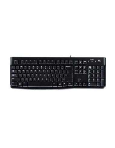 TECLADO LOGITECH K120 KEYBOARD BLACK USB ALEMAN