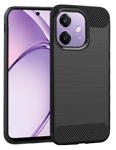 FUNDA MOVIL BACK COVER COOL CARBON BLACK OPPO A40 / A40 M...