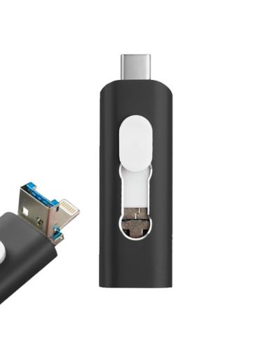 MEMORIA USB-C / LIGHTNING / USB 128GB COOL BLACK