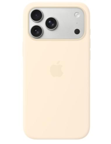 FUNDA IPHONE 17 PRO MAX APPLE SILICONA VAINILLA...