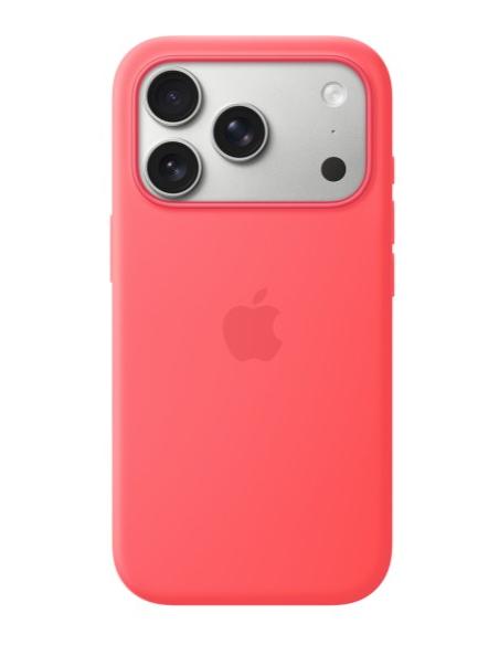 FUNDA IPHONE 17 PRO APPLE SILICONA BRIGHT GUAVA MAGSAFE