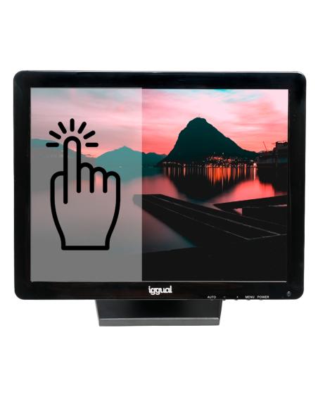MONITOR TACTIL IGGUAL LCD 17 MTL17C 1280X1024 VGA HDMI USB BLACK