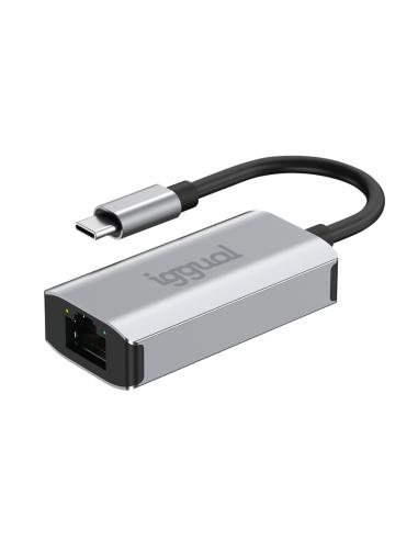 TARJETA RED IGGUAL 10/100/1000 USB-C SILVER