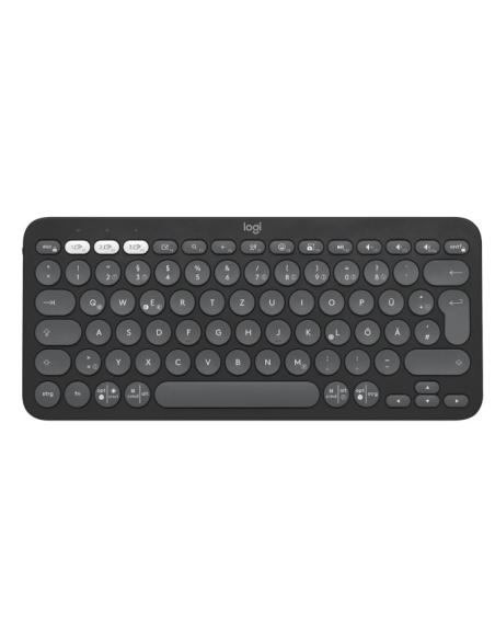 TECLADO LOGITECH BLUETOOTH K380S PEBBLE KEYS 2 GRAPHITE
