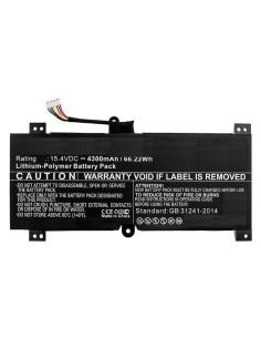 BATERIA PORTATIL COMPATIBLE 15.4V 4300MAH 3 PARA ASUS ROG...