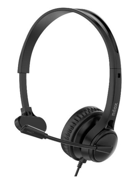 AURICULAR + MIC NILOX NXAUCMON01 ENC MONOAURAL USB-C / USB BLACK