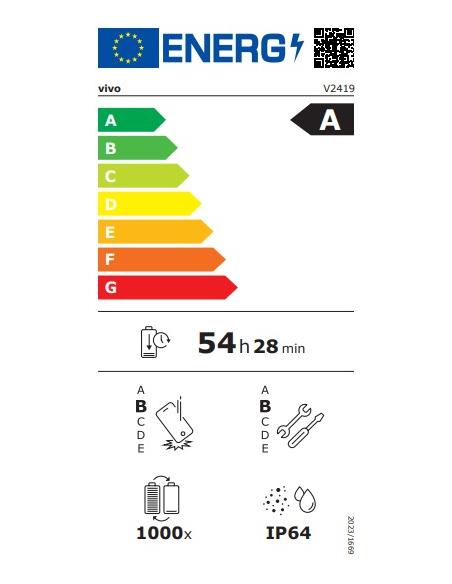 SMARTPHONE VIVO Y19S 6.68 OC 6+6GB 128GB ANDROID 14 GLOSSY BLACK