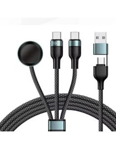 CABLE CONCEPTRONIC USB-C MACHO / 2XUSB-C MACHO + APPLE...