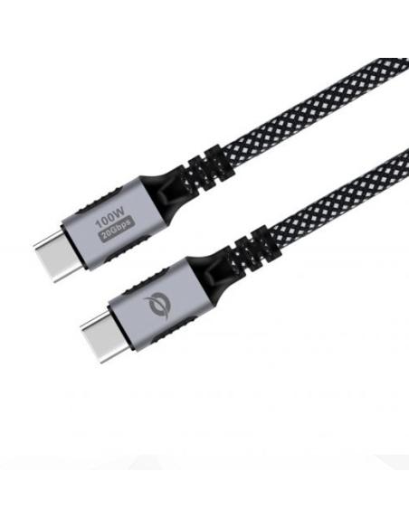 CABLE CONCEPTRONIC USB-C MACHO / USB-C MACHO 100W 2M BLACK