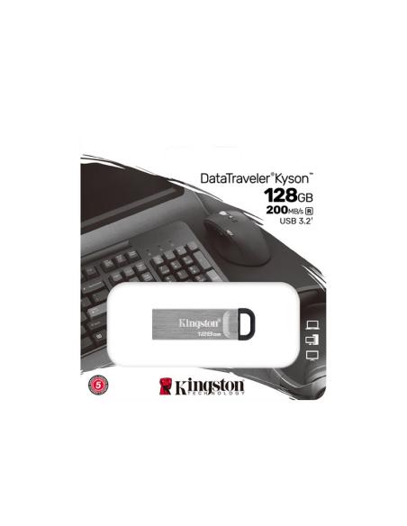 MEMORIA USB 3.2 128GB KINGSTON DTKN SILVER