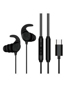 AURICULAR IN-EAR + MIC CONCEPTRONIC BRENDAN05 USB-C BLACK