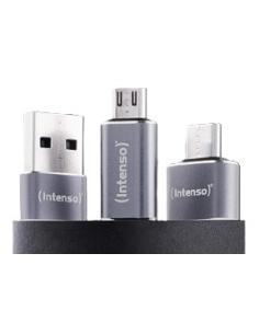 ADAPTADOR INTENSO USB-C HEMBRA / MICRO USB MACHO + USB...