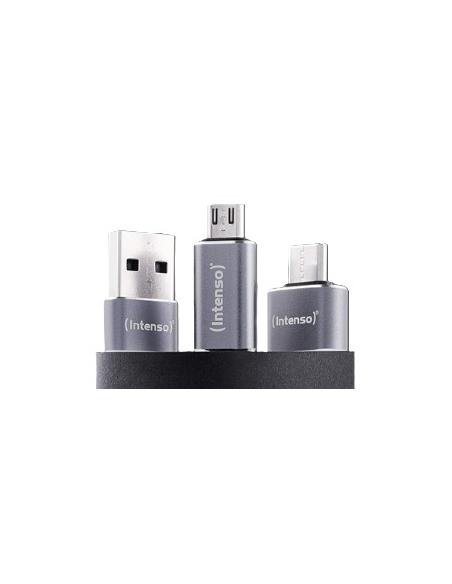 ADAPTADOR INTENSO USB-C HEMBRA / MICRO USB MACHO + USB HEMBRA / USB-C MACHO + USB-C HEMBRA / MICRO USB MACHO