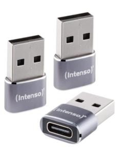 ADAPTADOR INTENSO USB-C HEMBRA / USB MACHO 3PACK
