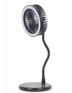 VENTILADOR SOBREMESA GEMBIRD 3 EN 1 CON LAMPARA Y BASE DE...