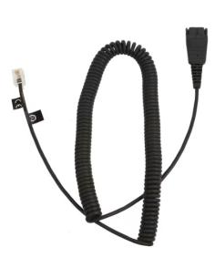 CABLE JABRA TELEFONICO RJ10 / SIEMENS BELEGUNG 2M ESPIRAL...