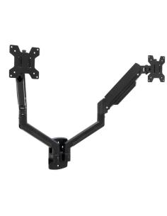 SOPORTE MONITOR PARED TOOQ 13-34 DOBLE BRAZO BLACK