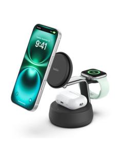 BASE DE CARGA BELKIN 3 EN 1 ULTRACHARGE PRO QI2 25W BLACK