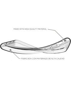 FUNDA MOVIL BACK COVER COOL SILICONA TRANSPARENTE TCL 40SE 2