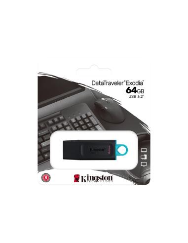 MEMORIA USB 3.2 64GB KINGSTON DTX BLACK