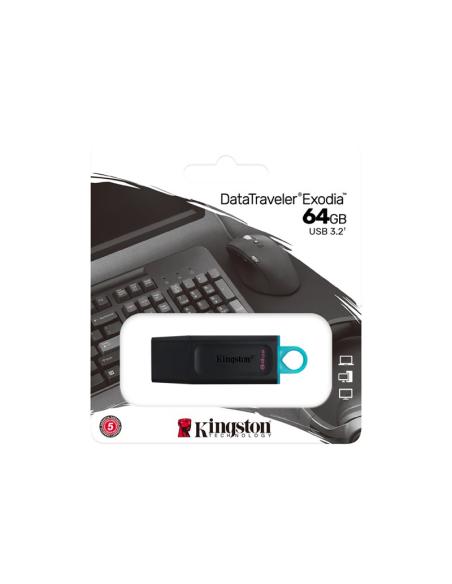 MEMORIA USB 3.2 64GB KINGSTON DTX BLACK