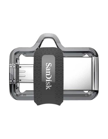 MEMORIA MICRO USB / USB 3.0 128GB SANDISK ULTRA DUAL M3.0 SILVER / BLACK