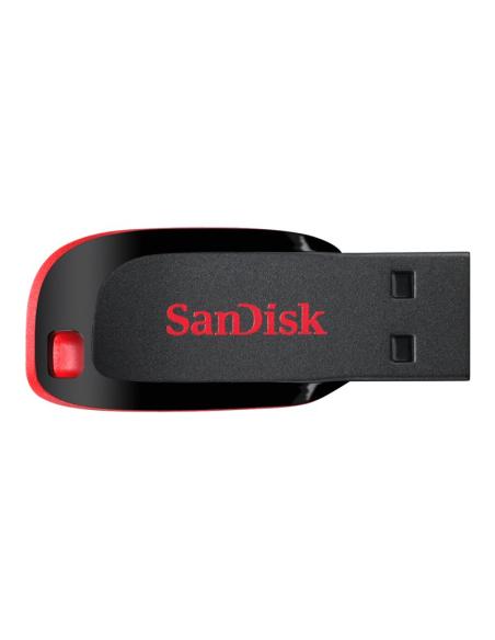 MEMORIA USB 128GB SANDISK CRUZER BLADE BLACK / RED