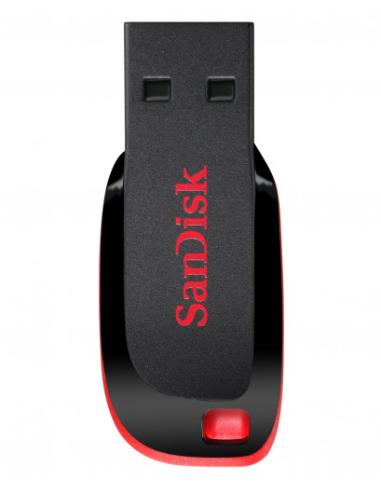 MEMORIA USB 32GB SANDISK CRUZER BLADE BLACK / RED