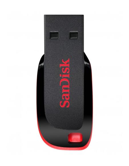 MEMORIA USB 32GB SANDISK CRUZER BLADE BLACK / RED