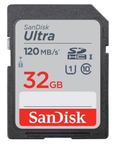 MEMORIA SD 32GB SANDISK ULTRA CLASS 10