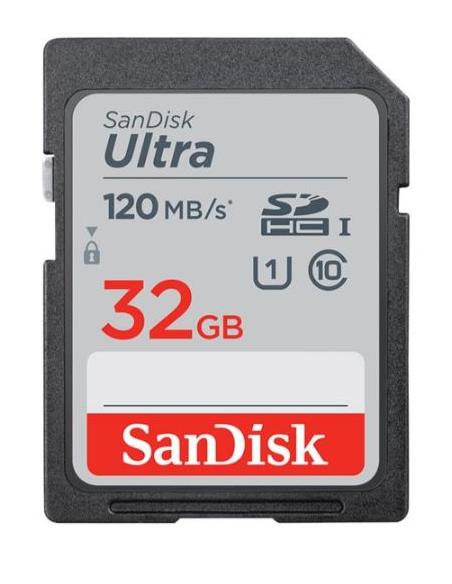 MEMORIA SD 32GB SANDISK ULTRA CLASS 10