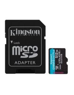 MEMORIA MICRO SD 512GB KINGSTON GO PLUS CLASS 10 V30...