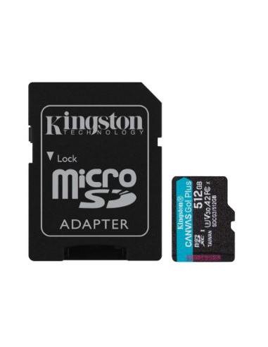 MEMORIA MICRO SD 512GB KINGSTON GO PLUS CLASS...