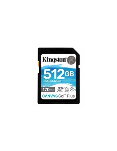 MEMORIA SD 512GB KINGSTON GO PLUS CLASS 10 V30 170MPBS
