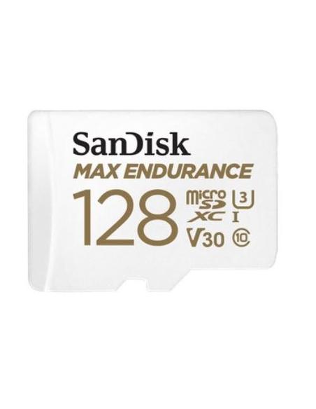 MEMORIA MICRO SD 128GB SANDISK MAX ENDURANCE V30 + ADAPTADOR SD