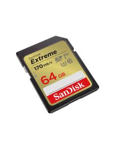 MEMORIA SD 64GB SANDISK EXTREME V30 UHS 3 CLASS 10