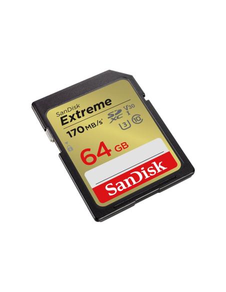MEMORIA SD 64GB SANDISK EXTREME V30 UHS 3 CLASS 10