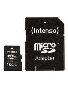 MEMORIA MICRO SD 16GB INTENSO CLASS 10 + ADAPTADOR SD