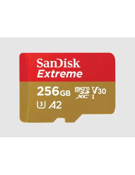 MEMORIA MICRO SD 256GB SANDISK EXTREME V30 160MB/S