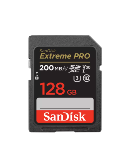 MEMORIA SD 128GB SANDISK EXTREME PRO UHS-I 3 CLASS 10 200MB/S